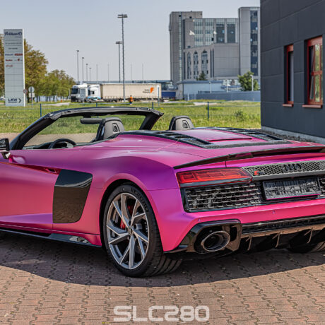 Slc280 Folienprinz Audir8 Pinkchrommatt 1