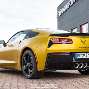 Slc280 Folienprinz Corvettec7 Goldchrommatt 10