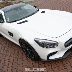 Slc280 Folienprinz Mercedes Gts Weißchrommatt 01