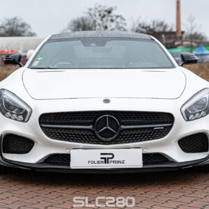 Slc280 Folienprinz Mercedes Gts Weißchrommatt 07