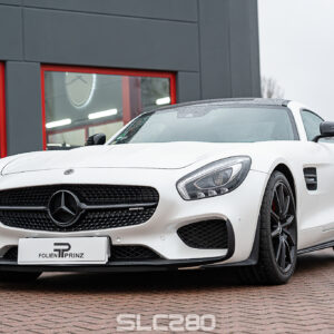 Slc280 Folienprinz Mercedes Gts Weißchrommatt 08