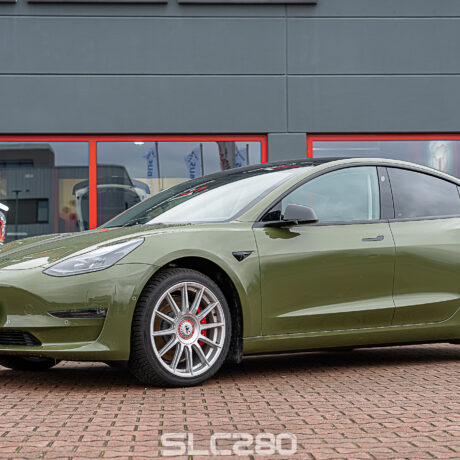Slc280 Folienprinz Teslamodel3 Urbangreen 7