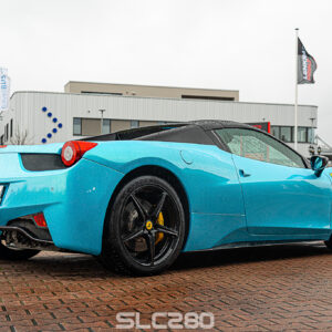 Slc280 Folienprinz Ferrari458 Babyblau 06