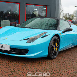 Slc280 Folienprinz Ferrari458 Babyblau 11