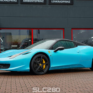 Slc280 Folienprinz Ferrari458 Babyblau 13