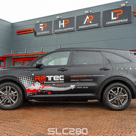 Slc280 Folienprinz Kiasorento Schwarzmatt 4