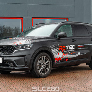 Slc280 Folienprinz Kiasorento Schwarzmatt 8