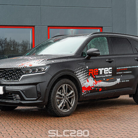 Slc280 Folienprinz Kiasorento Schwarzmatt 8