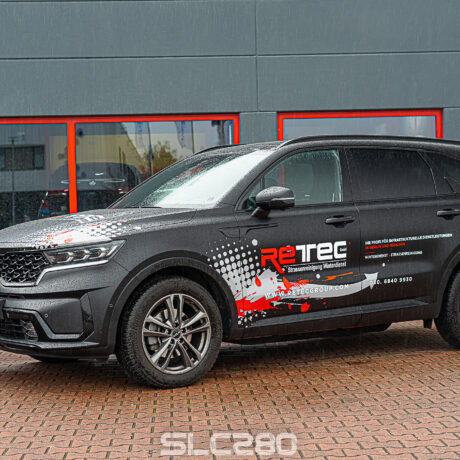 Slc280 Folienprinz Kiasorento Schwarzmatt 9