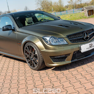 Slc280 Folienprinz C63amg Schwarzgold 09