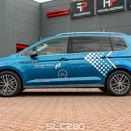 Slc280 Folienprinz Vw Touran Werbefolierung 1