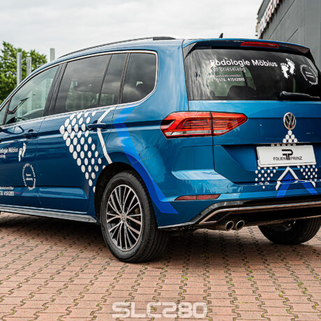 Slc280 Folienprinz Vw Touran Werbefolierung 3