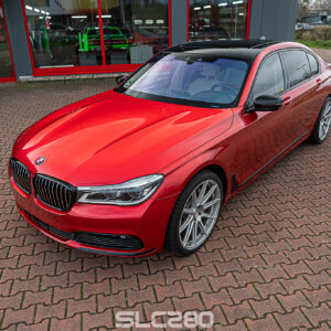 Slc280 FolienPrinz FutureWrap BMW7er GlossFireRedMetallic 01