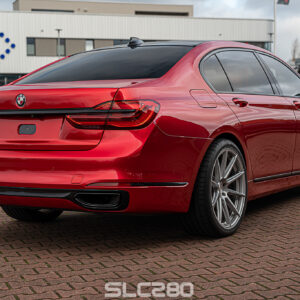 Slc280 FolienPrinz FutureWrap BMW7er GlossFireRedMetallic 07