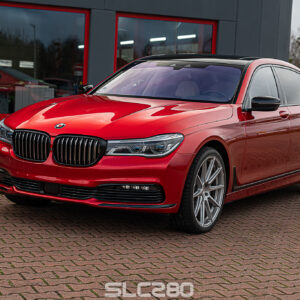 Slc280 FolienPrinz FutureWrap BMW7er GlossFireRedMetallic 10