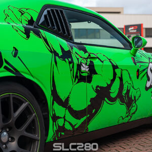 Slc280 FolienPrinz FutureWrap DodgeChallenger Hulk Smash 02