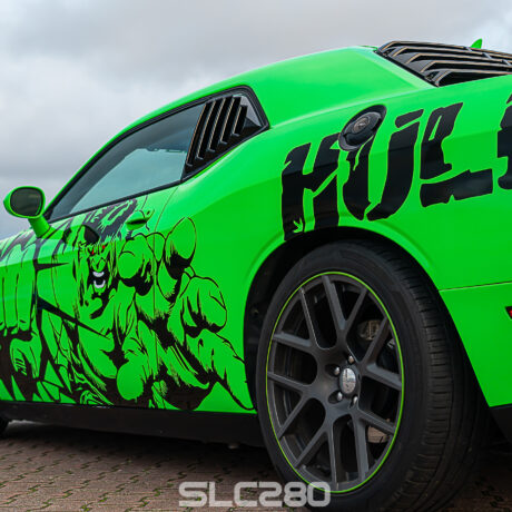 Slc280 FolienPrinz FutureWrap DodgeChallenger Hulk Smash 03