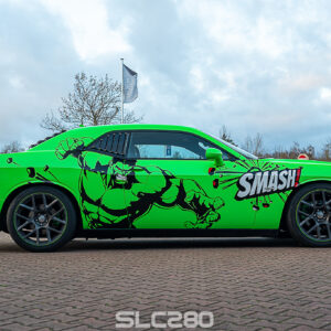 Slc280 FolienPrinz FutureWrap DodgeChallenger Hulk Smash 08