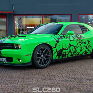 Slc280 FolienPrinz FutureWrap DodgeChallenger Hulk Smash 11