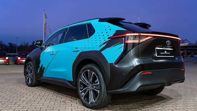 Slc280 Folienprinz Toyotabz4x Schwwarzmatt 3