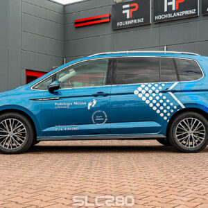 Slc280 Folienprinz Vw Touran Werbefolierung 1