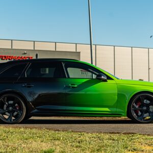 Fahrzeugfolierung Berlin Folienprinz Audi Rs4 Digitaldruck Farbverlauf 6