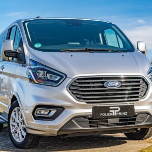 Fahrzeugfolierung Berlin Folienprinz Futurewrap Gloss Knight Silver Ford Transit 4