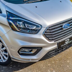 Fahrzeugfolierung Berlin Folienprinz Futurewrap Gloss Knight Silver Ford Transit 5