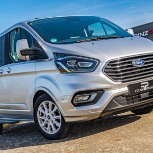 Fahrzeugfolierung Berlin Folienprinz Futurewrap Gloss Knight Silver Ford Transit 6