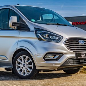 Fahrzeugfolierung Berlin Folienprinz Futurewrap Gloss Knight Silver Ford Transit 7