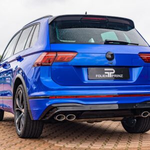 Fahrzeugfolierung Berlin Folienprinz Futurewrap Gloss Ocean Blue Metallic Vw Tiguan R 3