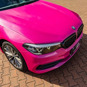 Fahrzeugfolierung Berlin Folienprinz Hexis Pinkglitzer Bmw 5er Folie Berlin 5