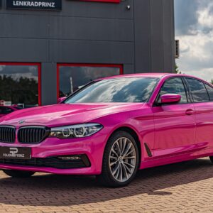 Fahrzeugfolierung Berlin Folienprinz Hexis Pinkglitzer Bmw 5er Folie Berlin 7