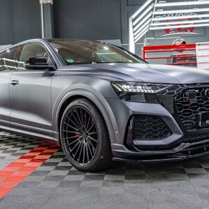 Fahrzeugfolierung Berlin Audi Rsq8 Oracal Holzkohlematt Folienprinz 8