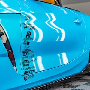 Fahrzeugfolierung Berlin Folienprinz Bmw Z4 Futurewrap Gloss Coral Sky Blue Metallic 06